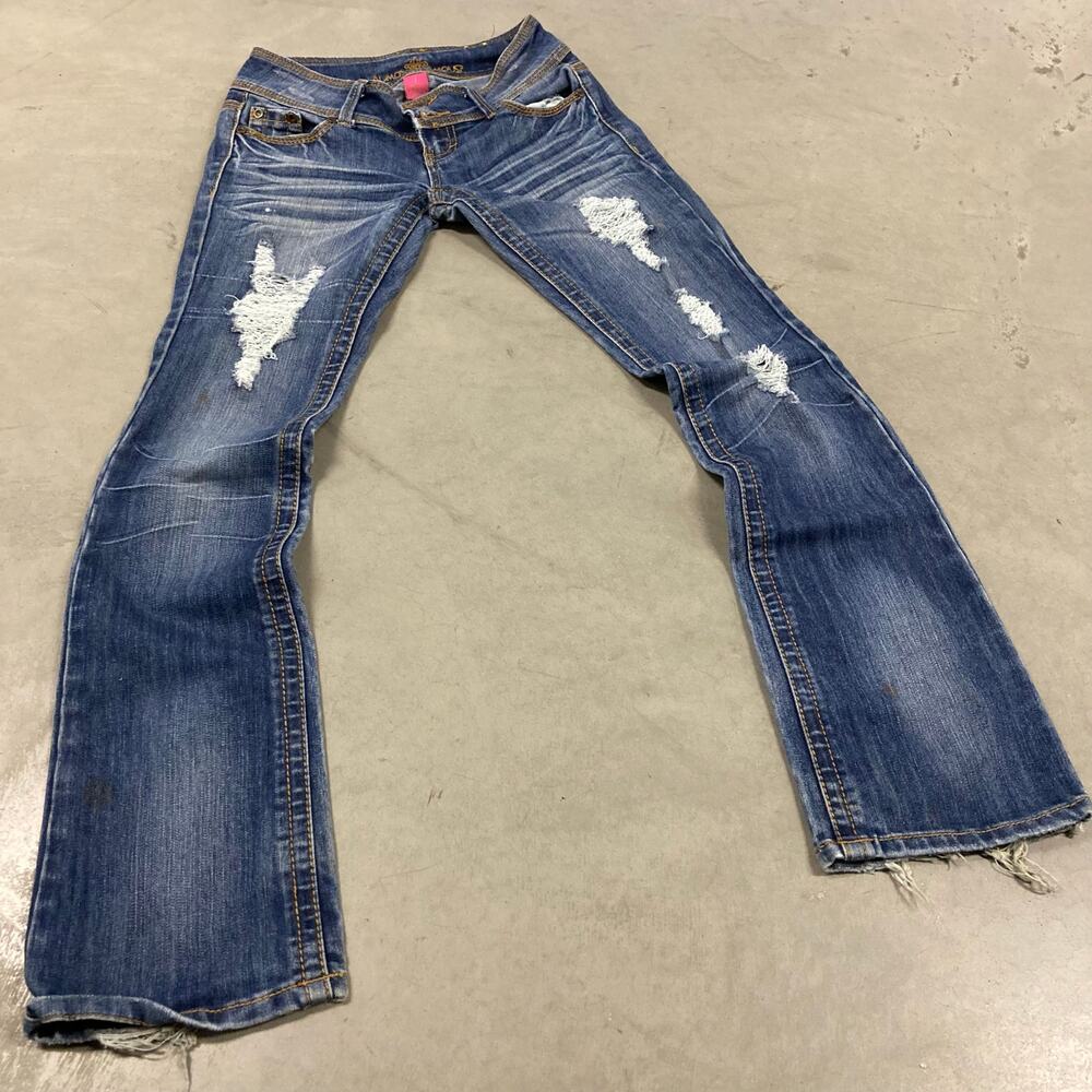 y2k low rise almost famous bootcut Jeans 26x31